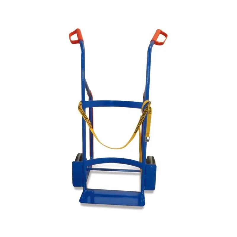 Nur Heute Fasskarre, für Kunststofffässer, 250 kg Traglast, enzianblau